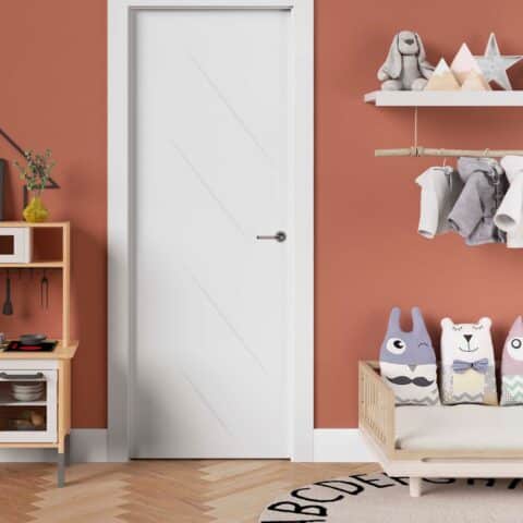 Puerta lacada Diseño Grupo B en block Ciega BL Modelo 889