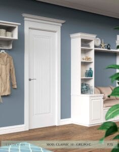 Puerta lacada Diseño Grupo C en block Ciega BL Modelo Classic 10
