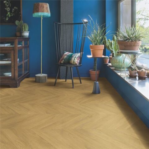 Suelo laminado AC4 Natural Chevron QUICK STEP Impressive Patterns IPA4161 - Imagen 6