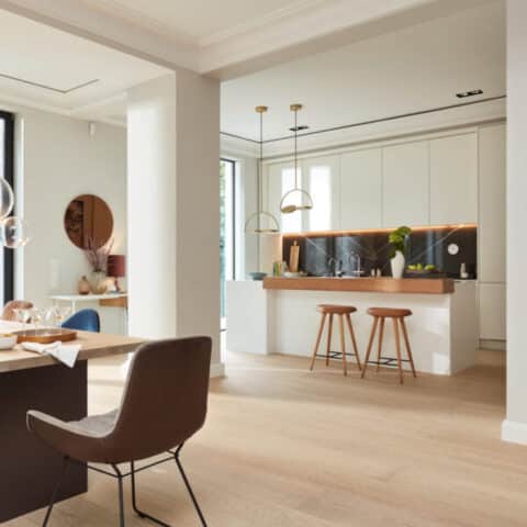 Tarima de madera Roble Natural Champán MEISTER Lindura HD 400 8922