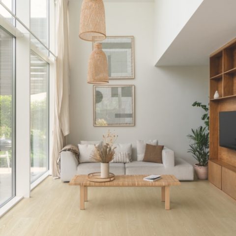 Suelo laminado Roble beige escarcha QUICK STEP Classic CLM5799