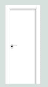 Puerta lacada lisa en block Ciega BL