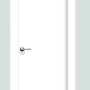 Puerta lacada lisa en block Ciega BL