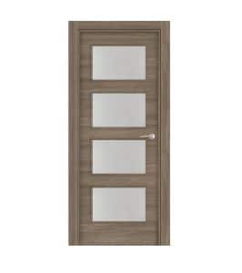 Puerta Laminada Veta Horizontal Roble Coffee 4V