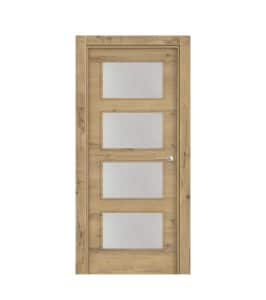 Puerta Laminada Veta Horizontal Roble Gold 4V