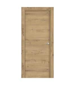 Puerta Laminada Veta Horizontal Roble Gold Ciega