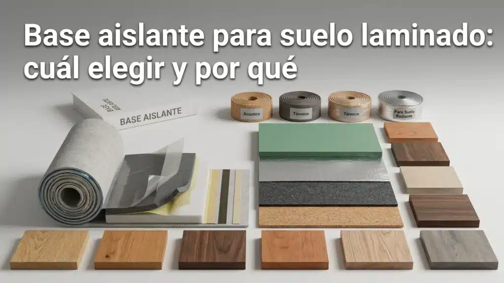Base aislante para suelo laminado: cuál elegir y por qué