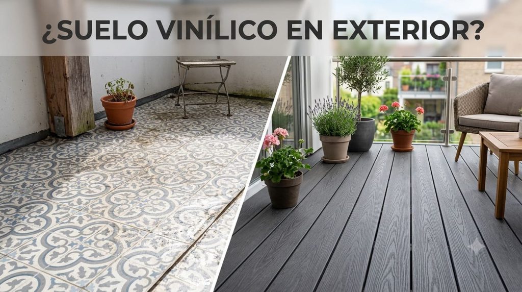 ¿Se puede poner suelo vinílico en el exterior? Te lo contamos claro
