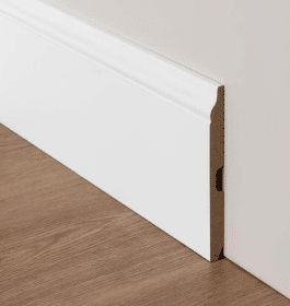 Rodapie Lacado Blanco Especial Modelo 6 150×12