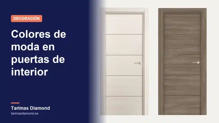 ¿De qué color se llevan las puertas de interior en 2026?