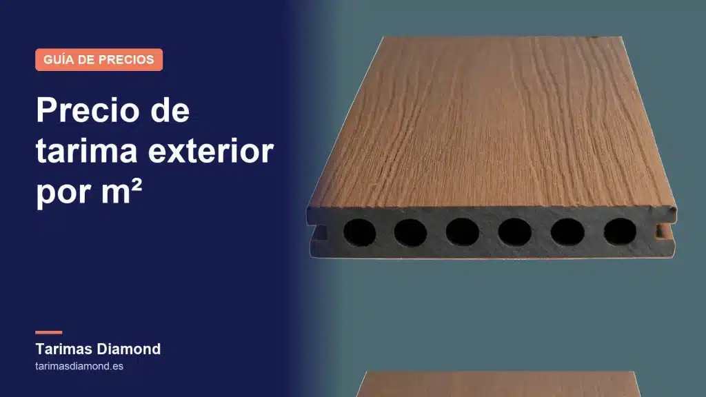 ¿Cuánto cuesta la tarima exterior por m²? Precio 2026 con rastreles e instalación