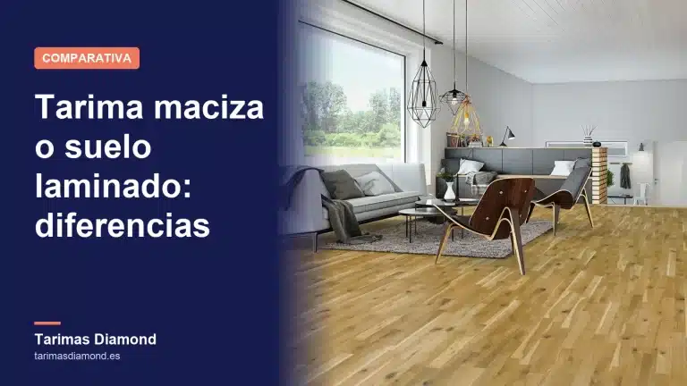 Diferencia entre tarima de madera maciza y suelo laminado