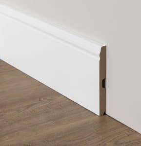 Rodapie Lacado Blanco Especial Modelo 10 150×15