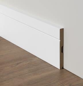 Rodapie Lacado Blanco Especial Modelo 3 90×12