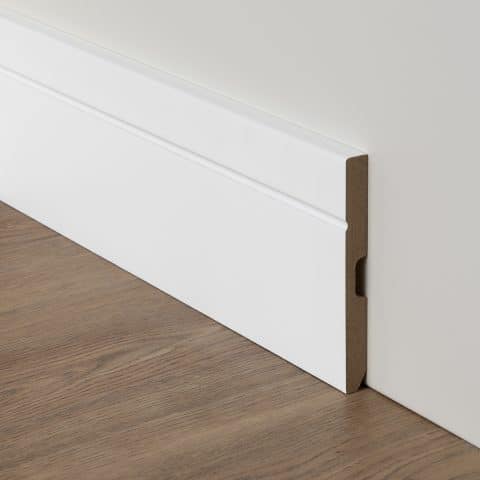 Rodapie Lacado Blanco Especial Modelo 3 100×12