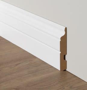 Rodapie Lacado Blanco Especial Modelo 40 90×15