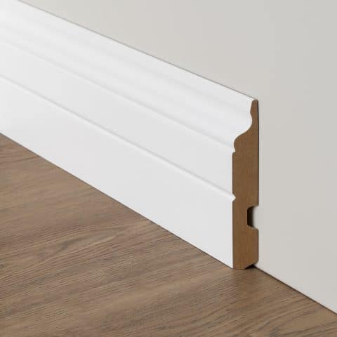 Rodapie Lacado Blanco Especial Modelo 40 100×12